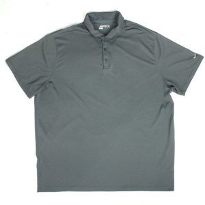 Nike Golf Dri-Fit Polo Shirt Mens Short Sleeve Casual Gray Size 4XL